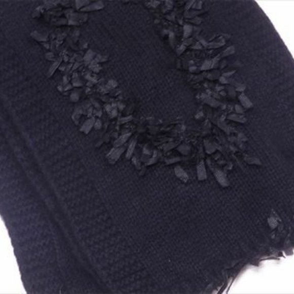 Dior Scarf Black Woman unisex Authentic Used - Picture 2 of 6